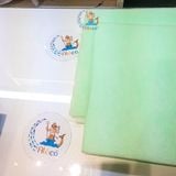 Bông ép 2 mặt màu trắng xanh lọc bể cá kích thước 120 x30 x 0,9 cm