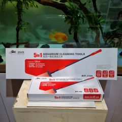 Dụng cụ vệ sinh bể cá đa năng 5 in 1 Baoyu BT 90-120