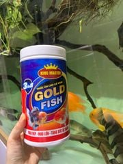 Cám King Master hạt chìm cho cá Vàng siêu tăng trưởng,tăng màu,tăng cường sức đề kháng size SS, S, M L hộp 500gr