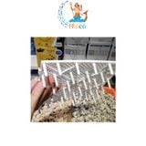 Tấm nhựa lót đáy bể lọc cho cá cảnh  màu đen - màu trắng kích cỡ 14 x14cm