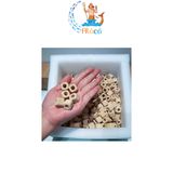 Vật liệu lọc xử lý nước bể cá cảnh sứ viên vuông lỗ Yeben Square Super Bio Ring