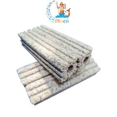 Sứ thanh đa giác muối tiêu 4x16 cm lọc nước cho bể cá cảnh thùng 100 thanh, bao 10 thanh, 1 thanh