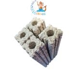Sứ thanh đa giác muối tiêu 4x16 cm lọc nước cho bể cá cảnh thùng 100 thanh, bao 10 thanh, 1 thanh