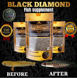 Cám cá lóc Black Diamond giúp làm đậm vạch, lên viền, vảy và tăng màu (Bịch 20gr)