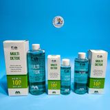 MULTI DETOX chai 100-200-400ML khử độc tố nước của multibio khử độc tố nguồn nước nuôi cá cảnh nhanh chóng an toàn cho cá cảnh