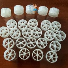 Hạt lọc Kaldnes 6 cánh cho ngăn đảo bể cá cảnh, hồ Koi 1kg