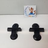 Chân hít kính giữ vách kính ngăn bể cá -Hít kẹp vách ngăn bể cá màu đen