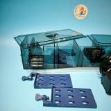Lọc tràn trên kẹp thành bể cá baoyu G30 , G50 , G60 hồcá 60x30x30cm