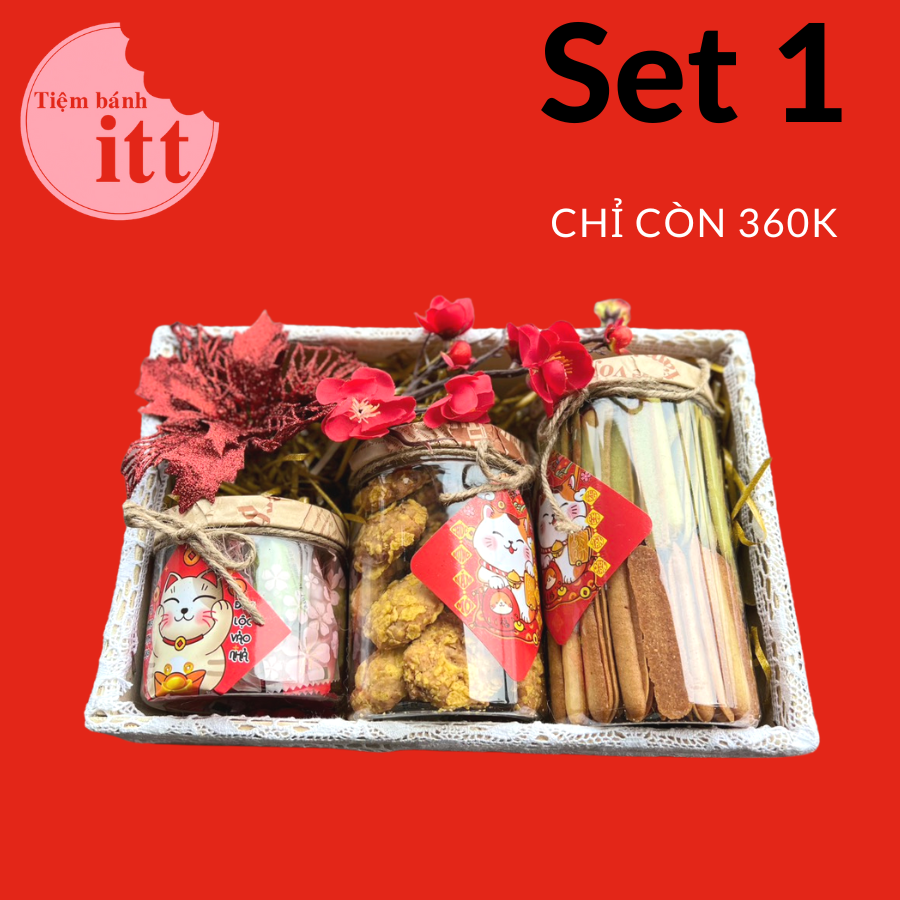 Giỏ quà đón tết - set1