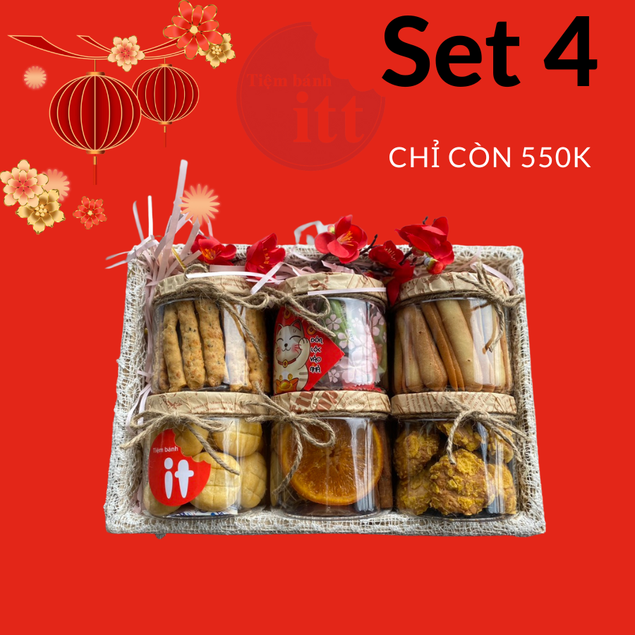 Giỏ quà đón tết - set4