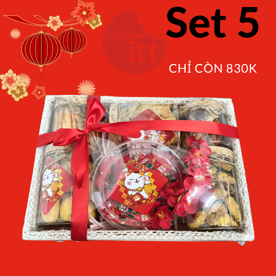 Giỏ quà đón tết - set5