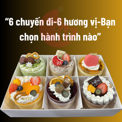 Bánh mousse 6 vị
