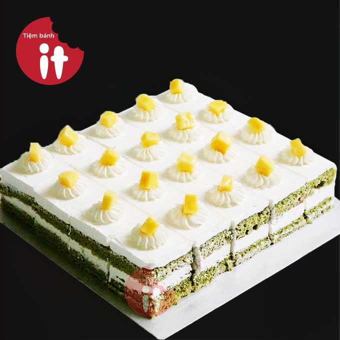 Bánh cắt miếng trà xanh