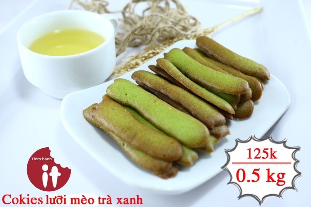 Bánh cokies vị trà xanh