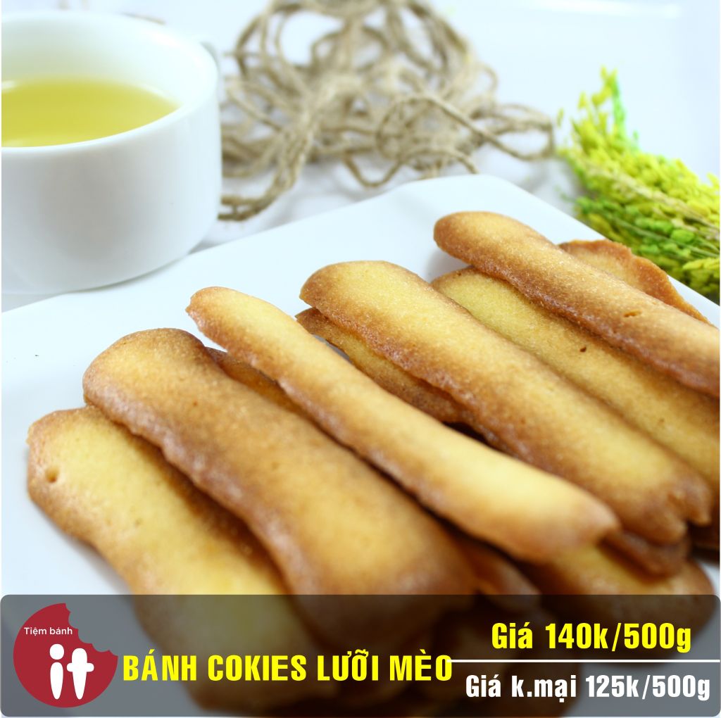 Bánh cokies lưỡi mèo