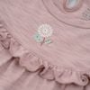 Bộ ngắn tay cài sau Bèo ngực Cotton Slub Mimo - BCT1310BN