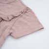 Bộ ngắn tay cài sau Bèo ngực Cotton Slub Mimo - BCT1310BN