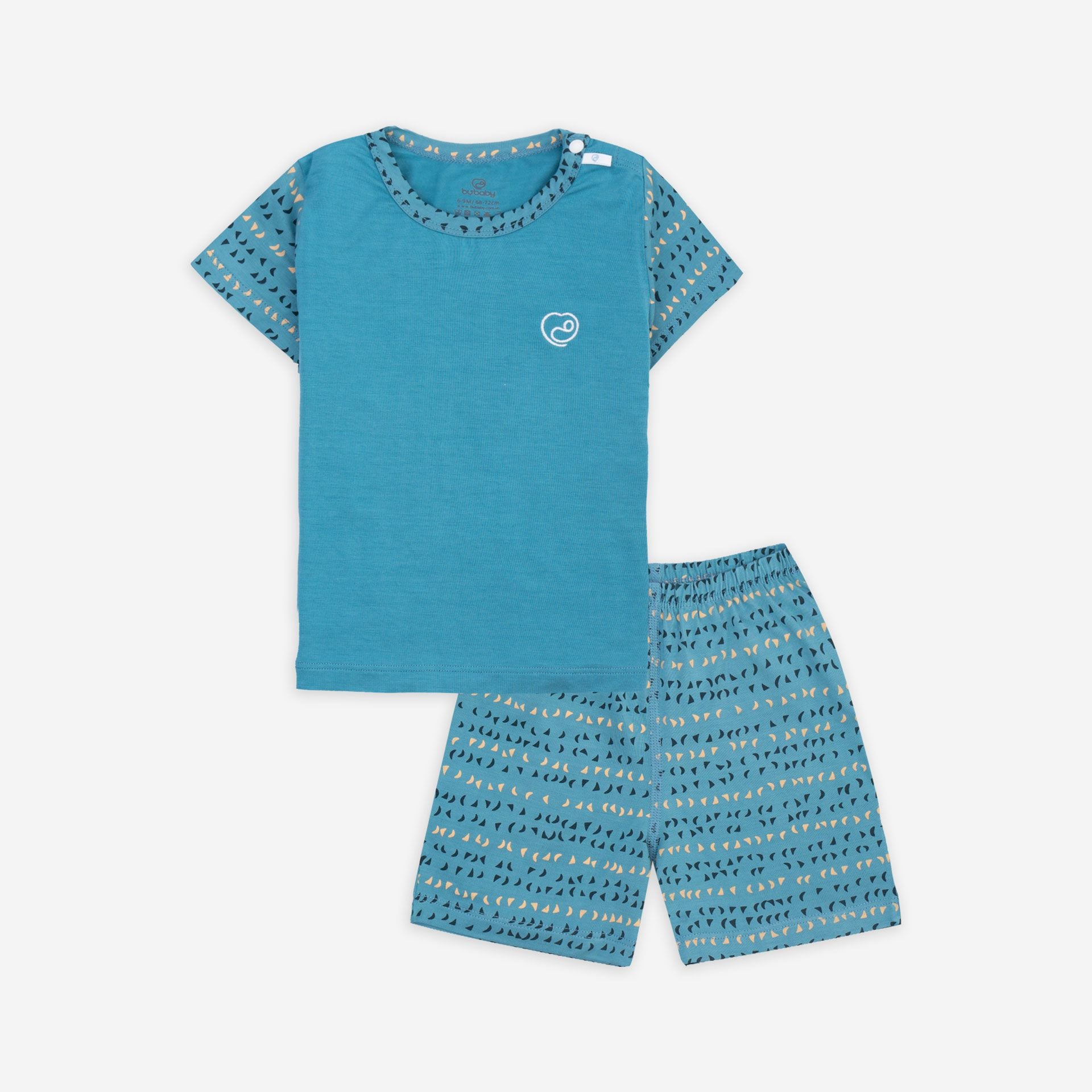 Bambus Zari Short-sleeve Shoulder Snap Set - BBB130106