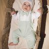 Body dài tay giả yếm cổ Peter Pan - BBB2166PP