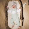 Body dài tay giả yếm cổ Peter Pan - BBB2166PP