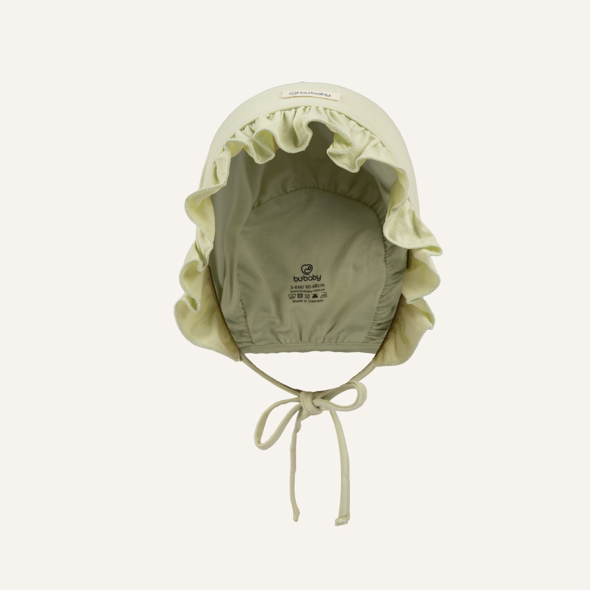 Mũ Bonnet viền bèo Bambus - ABB1943VB