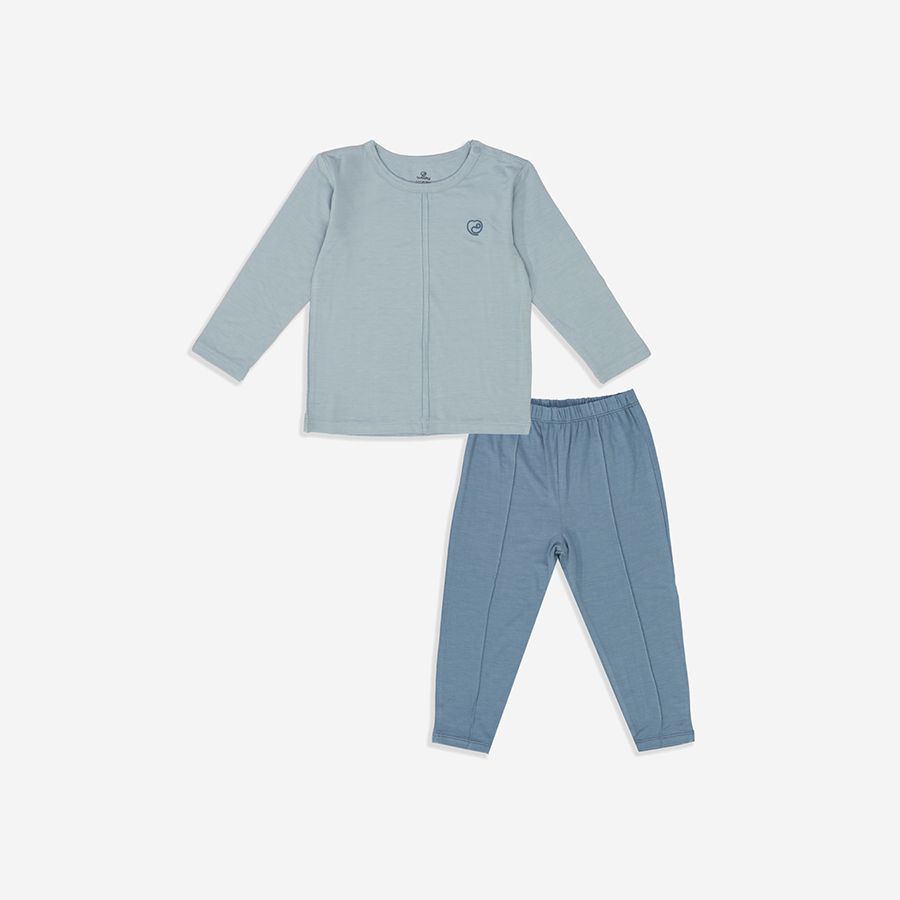 Bộ dài tay cài vai, ly giữa Bambus - BBB110109