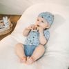 Bộ ngắn tay raglan cài giữa Dona - BBB1302DN