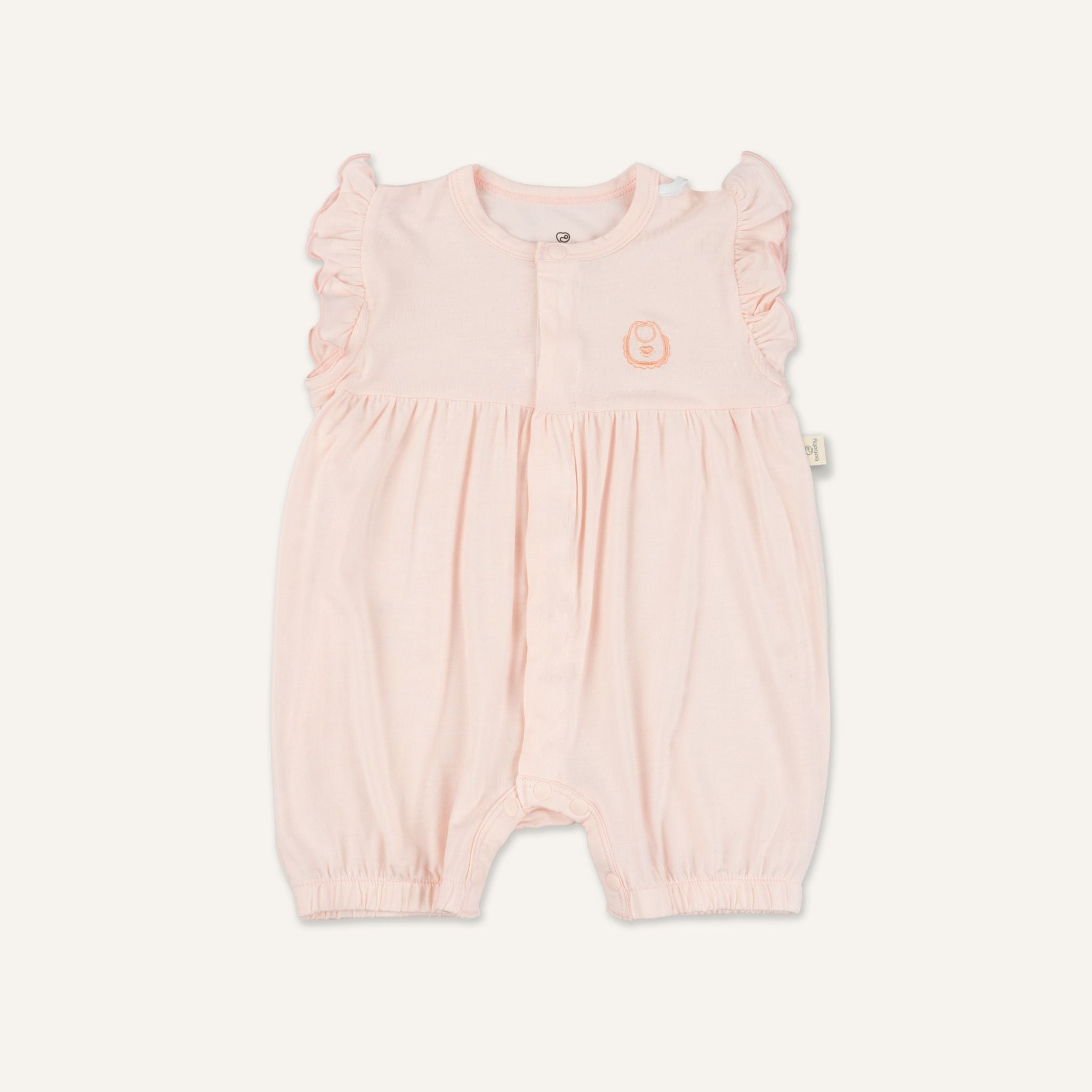 Body đùi ngắn tay cài giữa bèo vai Bambus - BBB230204