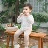 Bộ dài tay raglan cài sau Túi ngực Dona - BBC1110TN