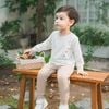 Bộ dài tay raglan cài sau Túi ngực Dona - BBC1110TN