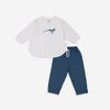 Bộ dài tay cổ tròn Cotton Slub Dona - BCT110407