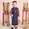 Áo dài nhung bé trai - BCT313200