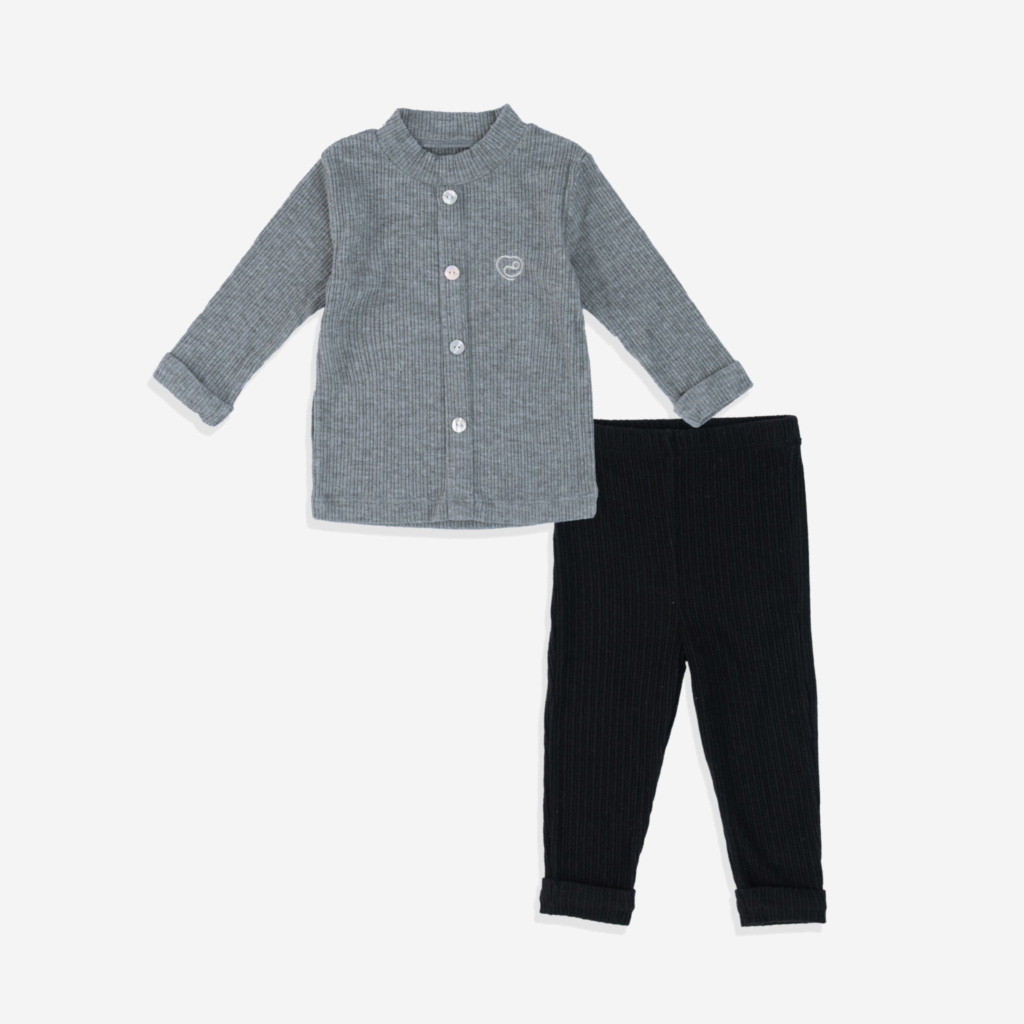 Bộ dài tay Cài giữa cổ cao Lennie - BWL115600