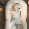 Body dài tay cài giữa cổ Peter pant 2 in 1 Bambus - BBB2102A3