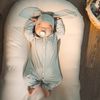 Body dài tay cài giữa cổ Peter pant 2 in 1 Bambus - BBB2102A3
