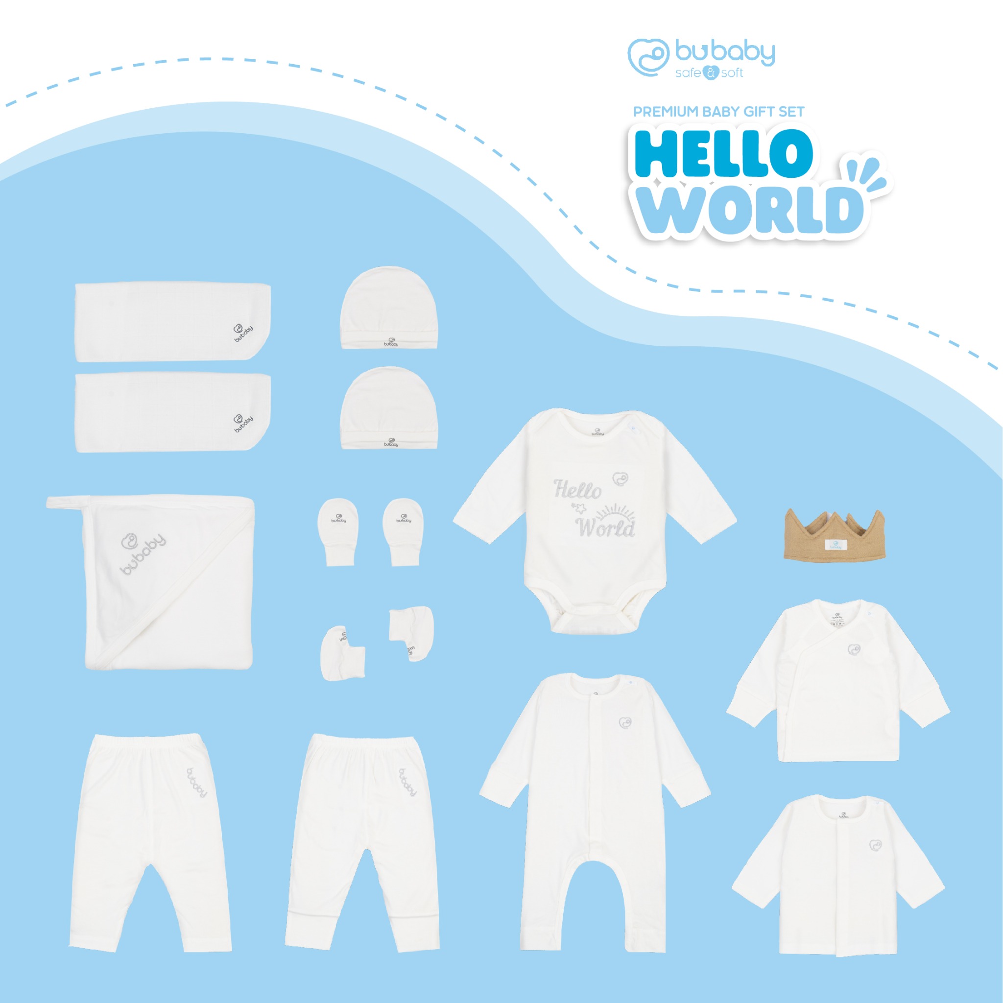 Hello World Premium Baby Gift Set – BU Baby