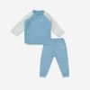 Bambus Zebra Long-sleeve Side snap Set - BB008.03