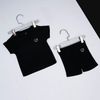 Black & White Short-sleeve Shirt - BBB330402