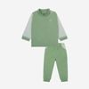 Bambus Zebra Long-sleeve Shoulder snap Turtleneck Set - BB009
