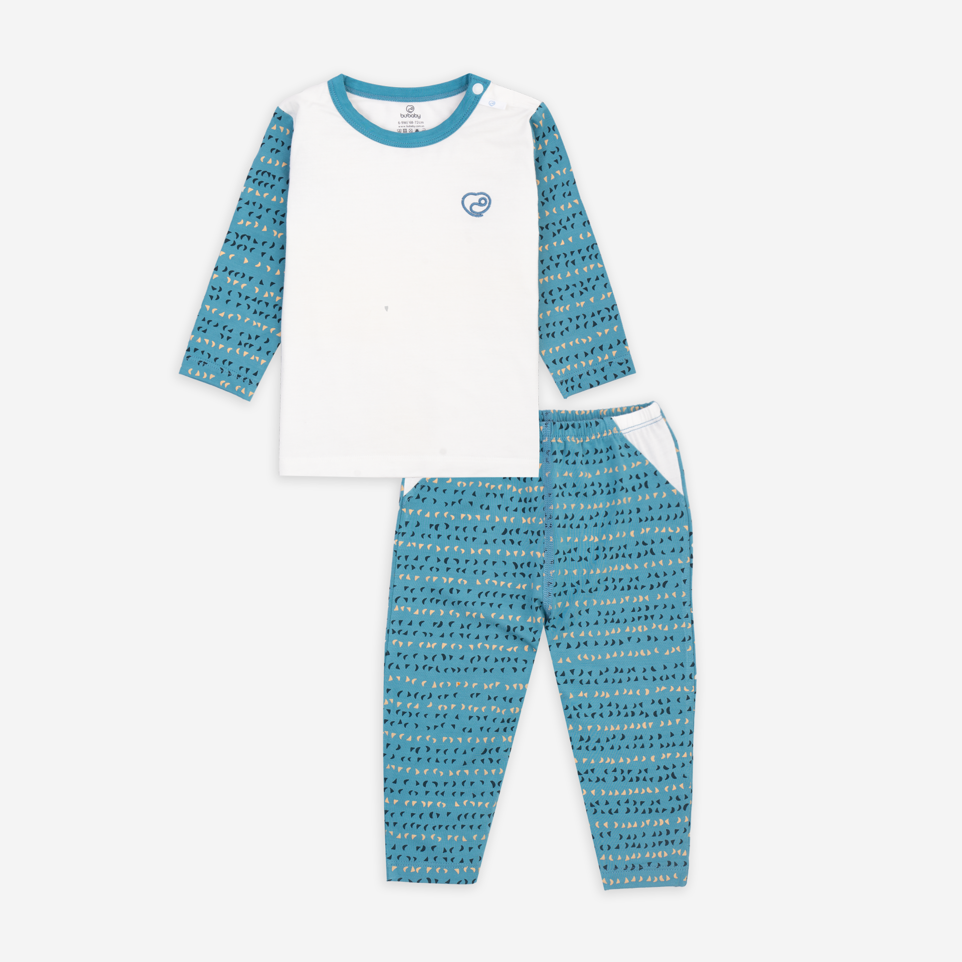 Bambus Zari Long-sleeve Shoulder Snap Set - BBB110105