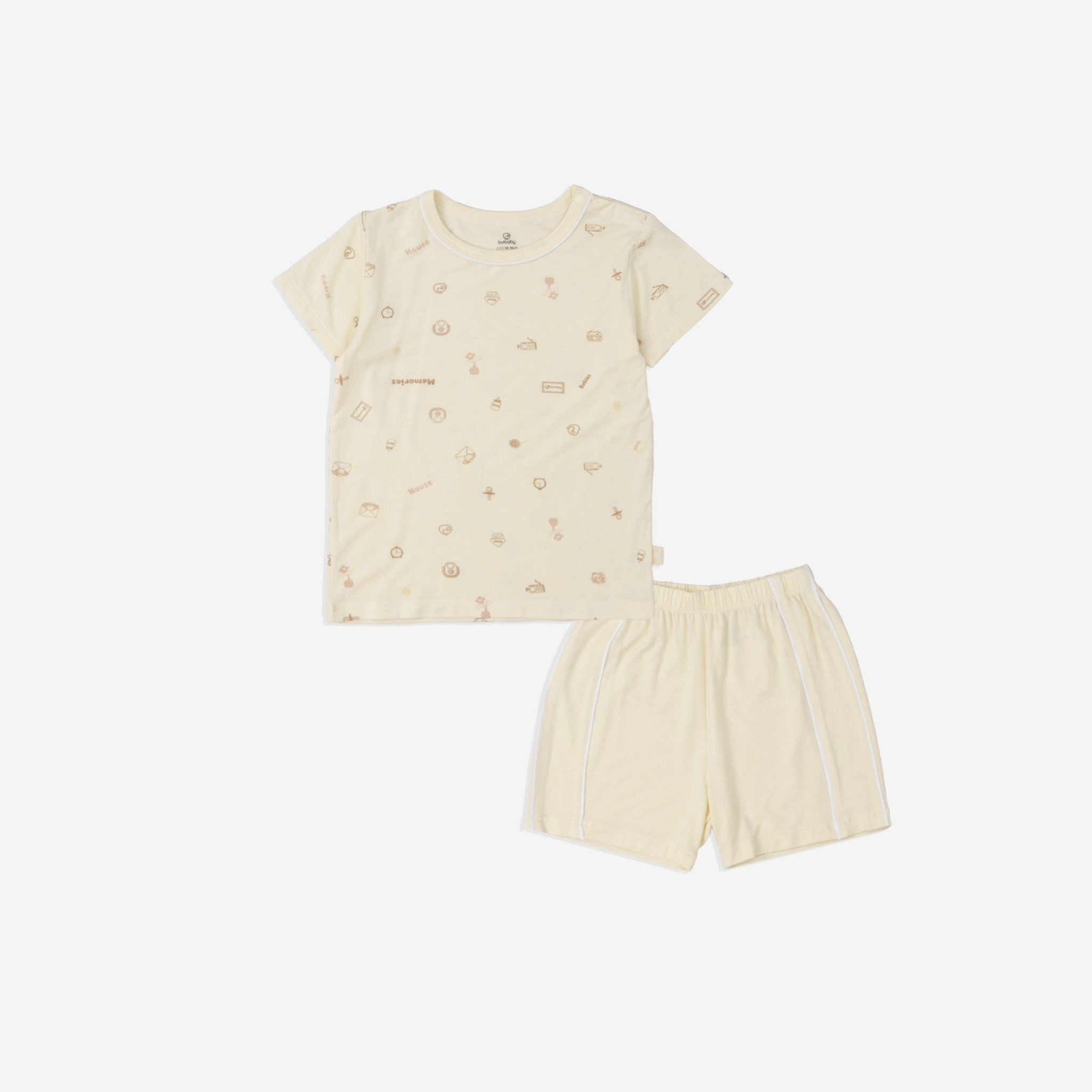 Bộ ngắn tay cài vai Bambus - BBB130111