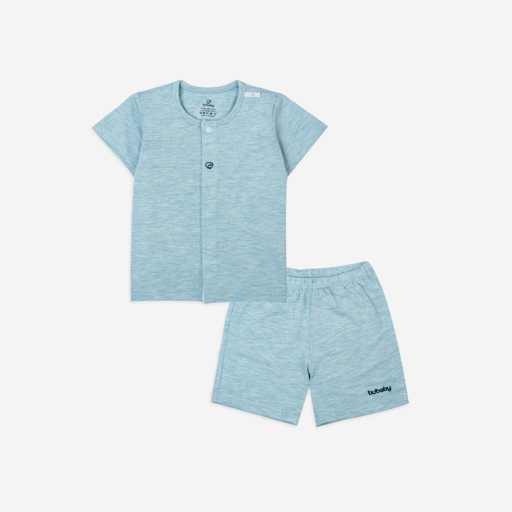 Bambus Short-sleeve Straight snap Set - BBB130201