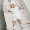 Body đùi ngắn tay cài giữa Bambus - BBB230206