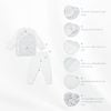 Bộ dài tay cài chéo Leafly - Pure Cotton BCT110800