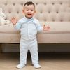 Bộ dài tay cài giữa chần bông - BU Quilted BBS110200