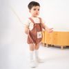 Brownie overalls with short-sleeve shirt set -  BOC630100