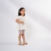 Molist Short-sleeve Crew neck Ruffle ribbed Set - BMD1304BG