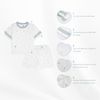 Bambus Signature Short-sleeve Shoulder snap Set - BBB130108