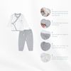 Bambus Signature Long-sleeve Side snap Set - BBB110808