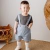Quần yếm đùi bé trai - Kaki BCT433202